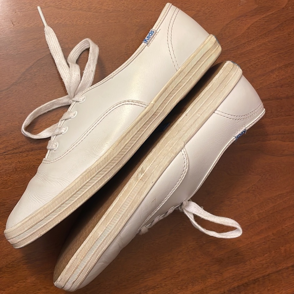 Keds Women's Champion Leather Lace Up Sneaker
